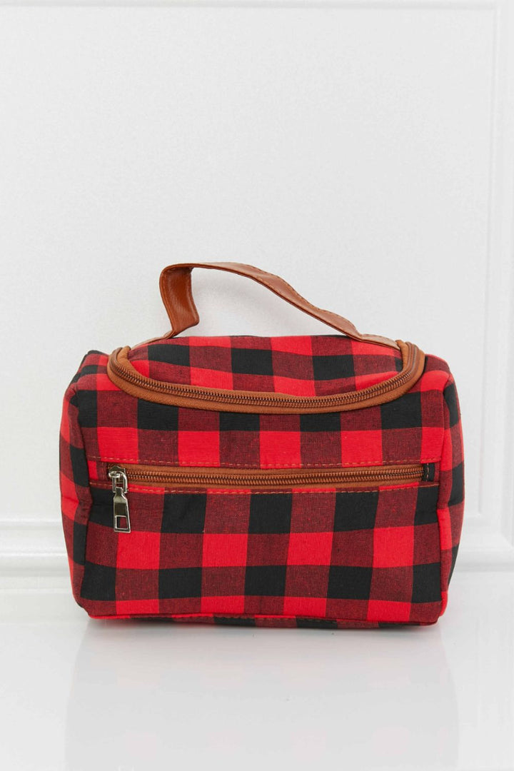 Printed Makeup Bag with Strap Accessories