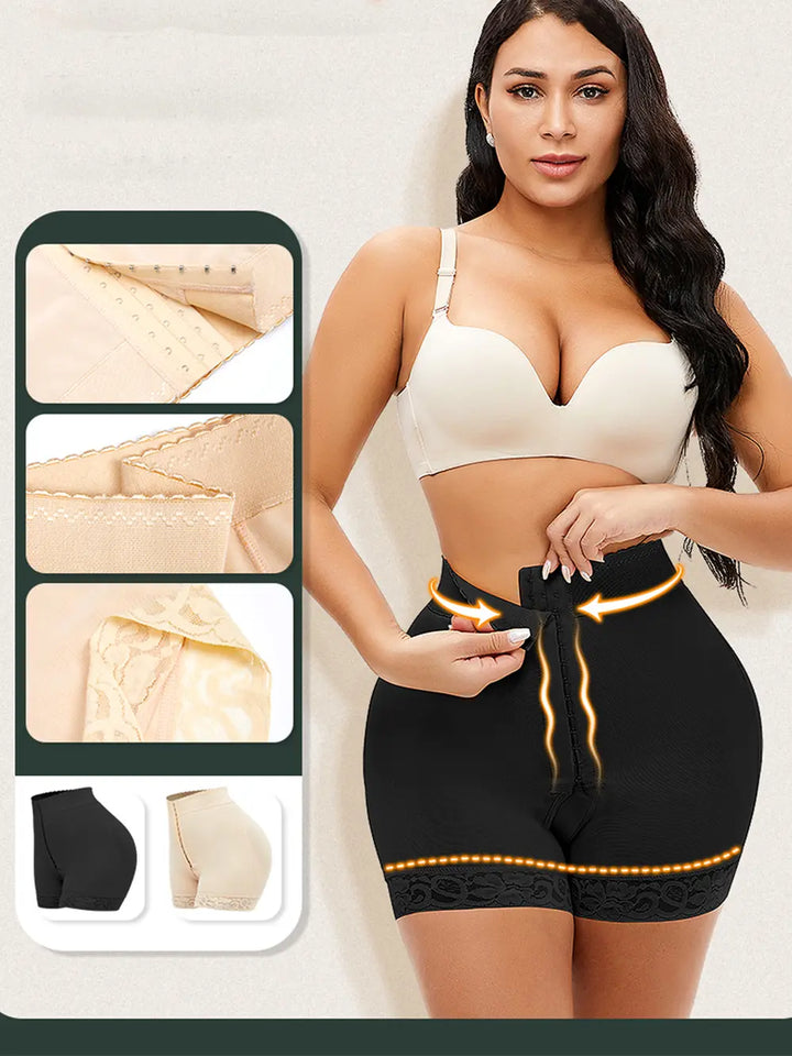 Full Size Lace Detail Hook-and-Eye Shaping Shorts Lingerie & Nightwear
