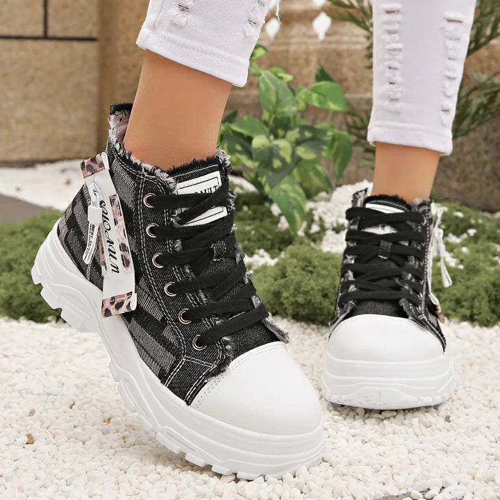 Lace Up Platform Sneakers