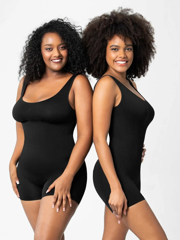 Scoop Neck Wide Strap Shaping Romper Lingerie & Nightwear