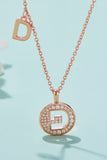 Moissanite A to J Pendant Necklace 