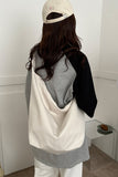 Oversize Nylon Crossbody Bag 