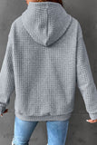 Pumpkin Face Graphic Drawstring Hoodie with Pocket 