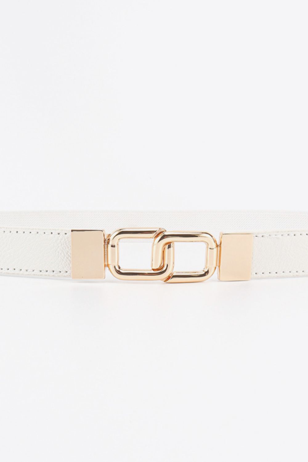 Geometric Double Buckle Elastic Belt 