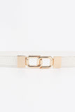 Geometric Double Buckle Elastic Belt 