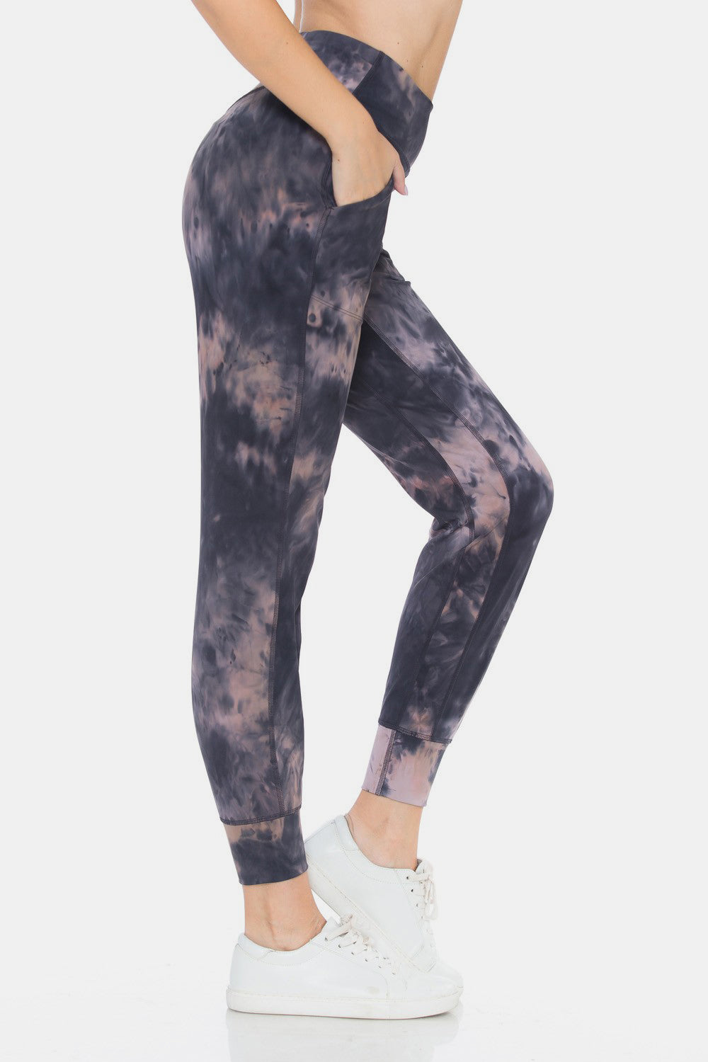 Leggings Depot Tie-Dye High Waist Cropped Leggings leggings