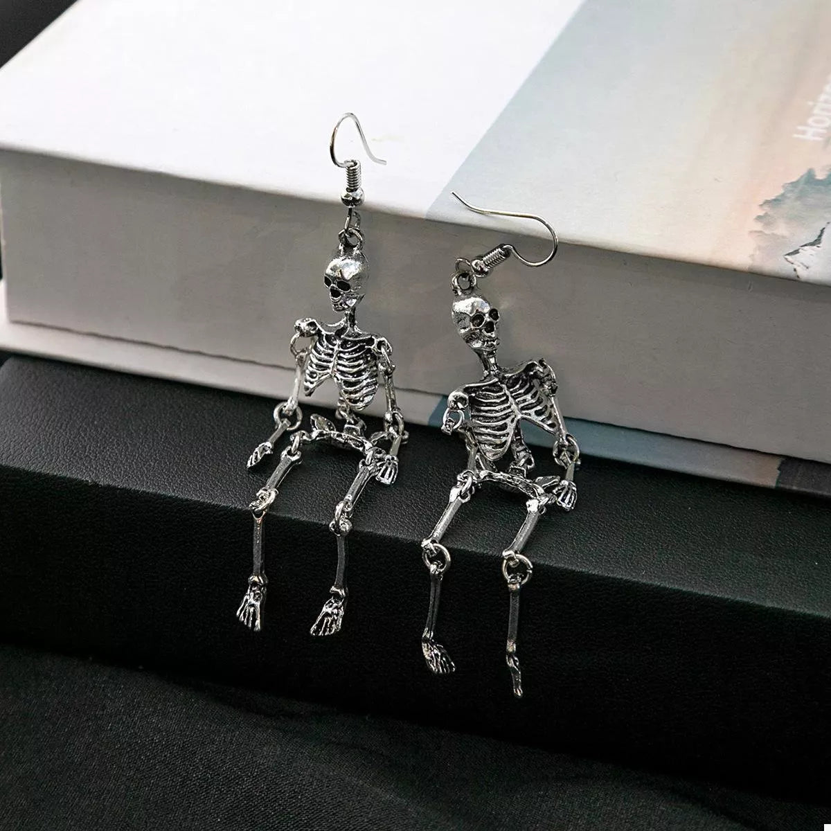 Halloween Skeleton Dangle Earrings 