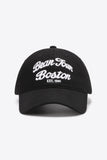 Embroidered Graphic Adjustable Baseball Cap 