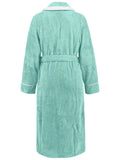 Contrast Trim Tie Waist Lounge Nightgown with Pockets Lingerie & Nightwear