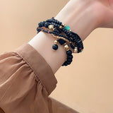 Resin Rice Bead Bracelet 