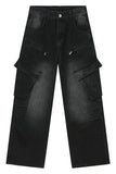 Baggy Jeans with Cargo Pockets 