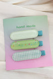2-Piece Acrylic Hair Pins 