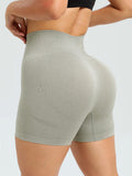 High Waist Active Shorts 
