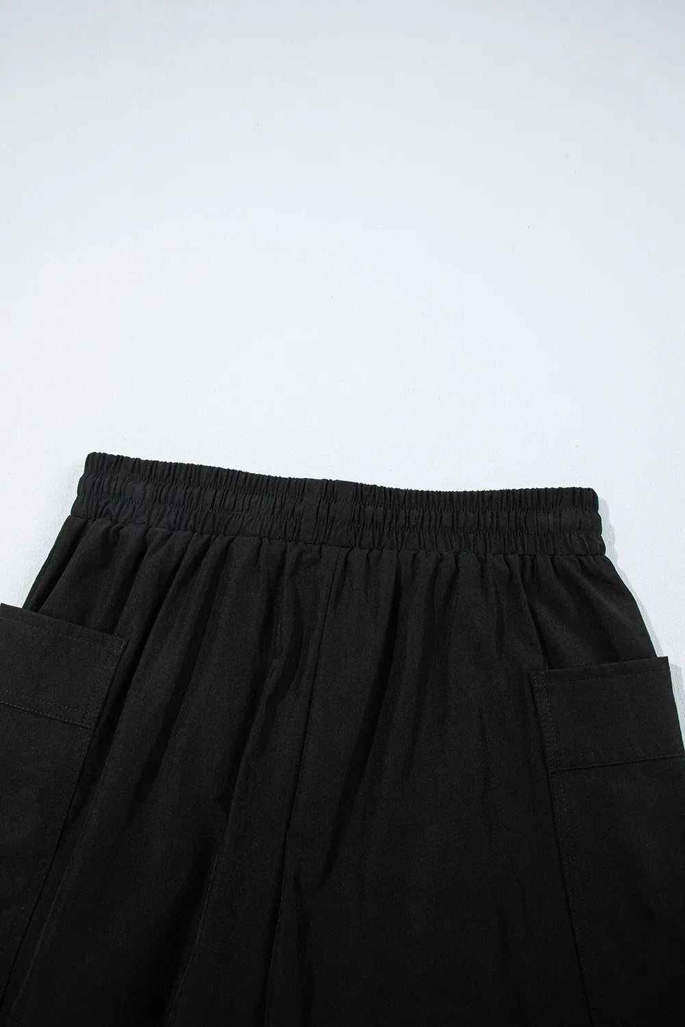 Cargo Pocket Elastic Waist Active Casual Skort 