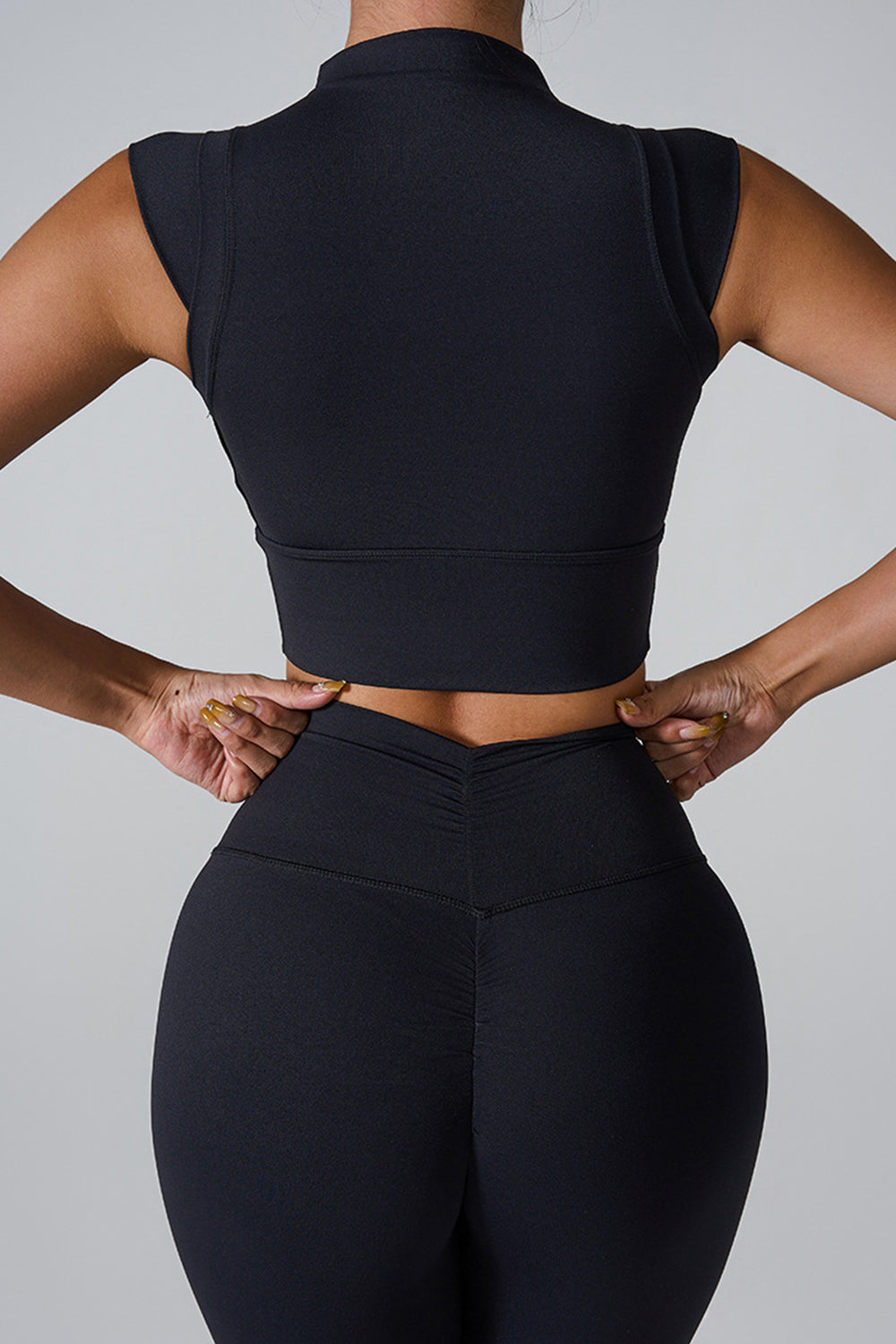 Mock Neck Active Tank 