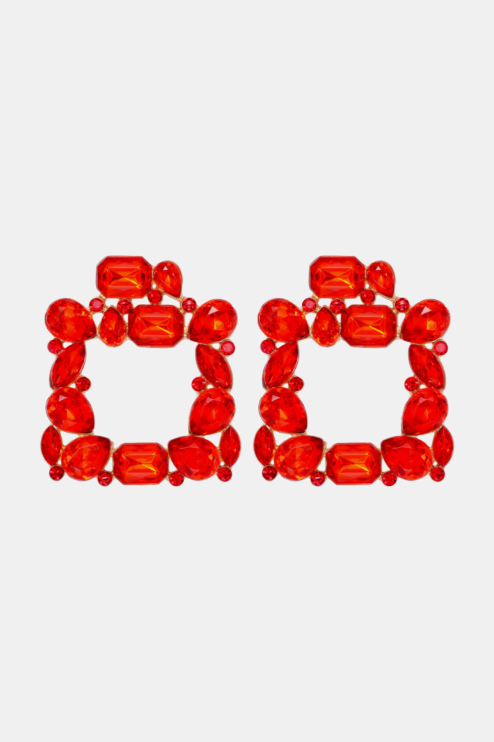 Geometrical Shape Zinc Alloy Dangle Earrings 