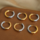 18K Gold-Plated Huggie Earrings 