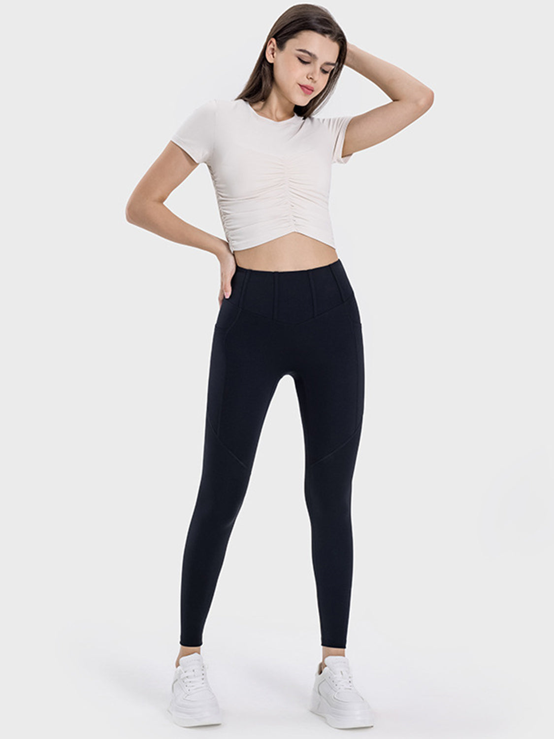 Millennia Pocketed High Waist Active Leggings 