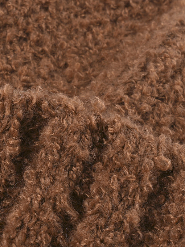 Thermal Teddy Knit Hat 