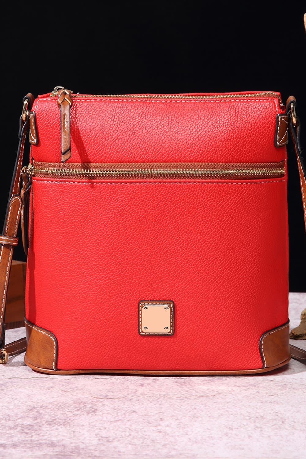 PU Leather Crossbody Bag 