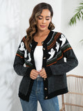 Ghost Button Up Long Sleeve Cardigan 