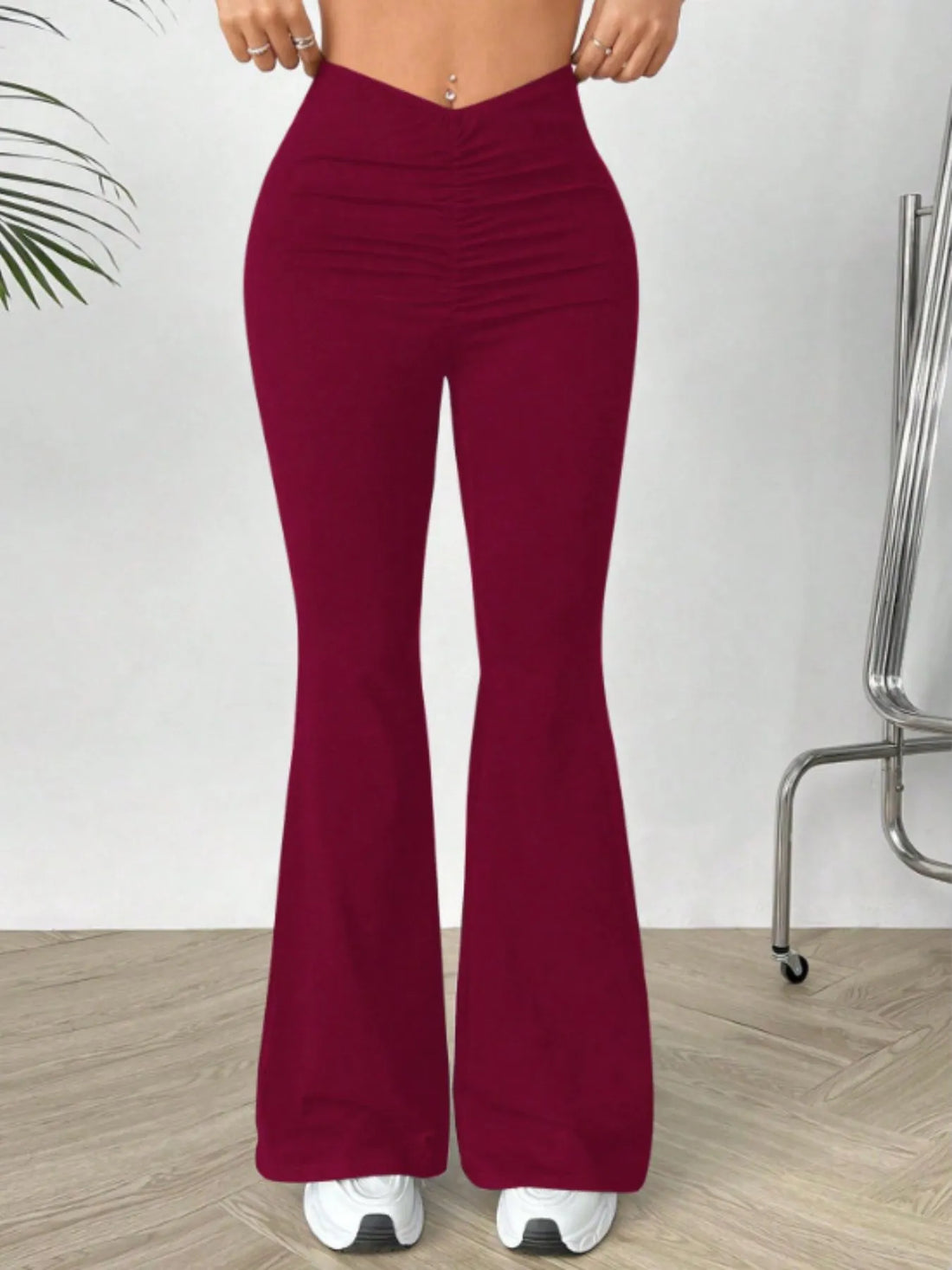 High Waisted Flare Pants 