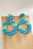 Round Shape Dangle Earrings 