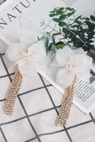 Flower Shape Acrylic Dangle Earrings 