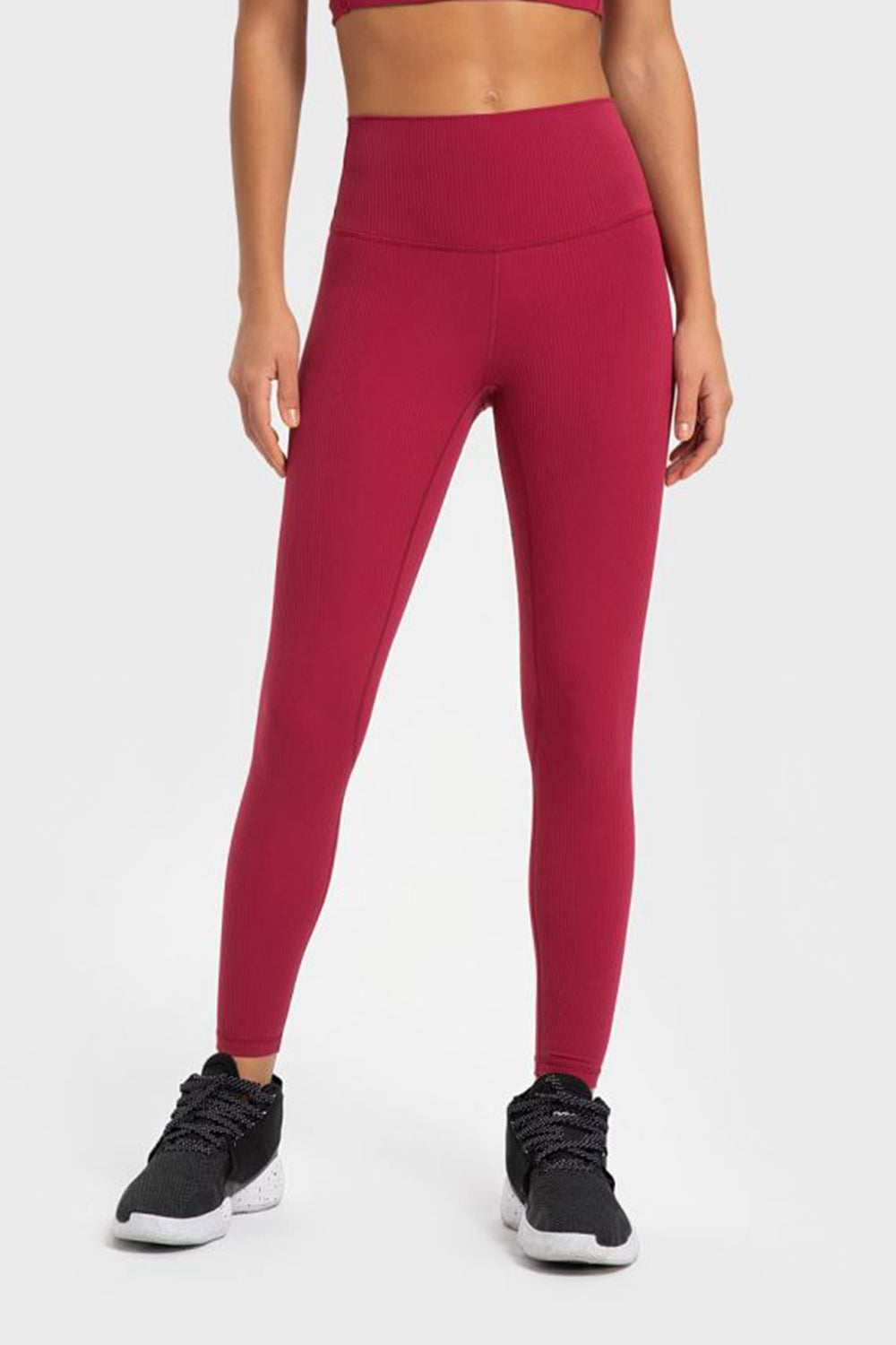 Millennia Highly Stretchy Wide Waistband Yoga Leggings 
