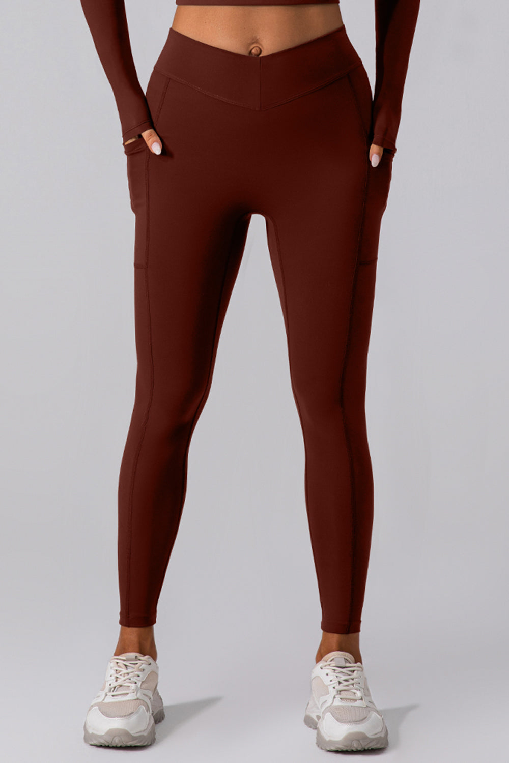 High Waist Active Leggings with Pockets Active wear