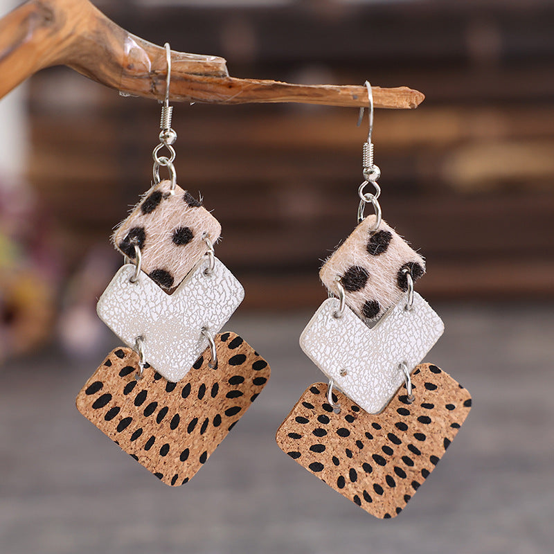 Alloy Drop Earrings 