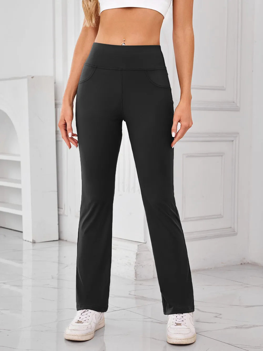 Lovelet High Waist Active Pants with Pockets 