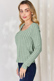 Basic Bae Full Size Ribbed Long Sleeve T-Shirt 