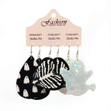 Teardrop Shape Halloween Theme Dangle Earrings 