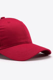 Plain Adjustable Cotton Baseball Cap 