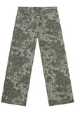 Camouflage Jeans with Pockets 