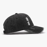 Distressed Adjustable Cotton Baseball Cap 