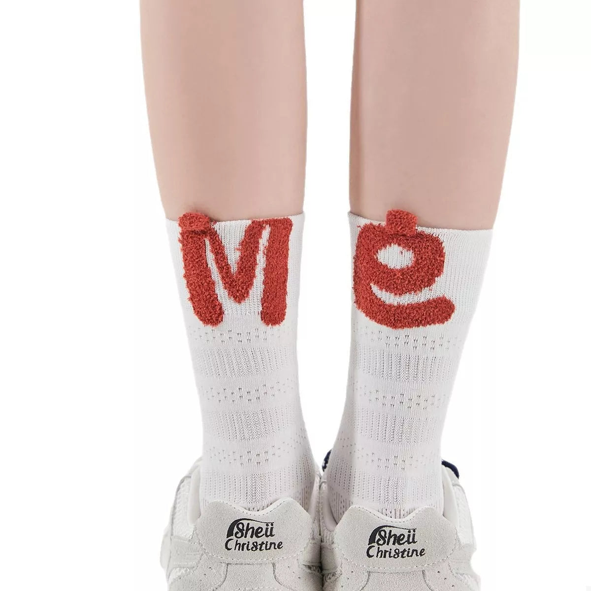 Breathable Letter Crew Socks Lingerie & Nightwear