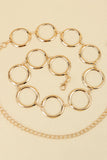 Circle Ring Chain Belt 
