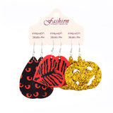 Teardrop Shape Halloween Theme Dangle Earrings 