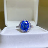 5 Carat Moissanite 925 Sterling Silver Ring 