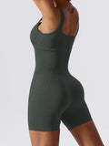 Basic Bae Ribbed Sleeveless Active Romper 
