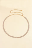 Rhinestones Alloy Belt 