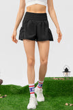 Elastic Waist Pocketed Active Shorts 