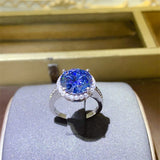 5 Carat Moissanite 925 Sterling Silver Ring 
