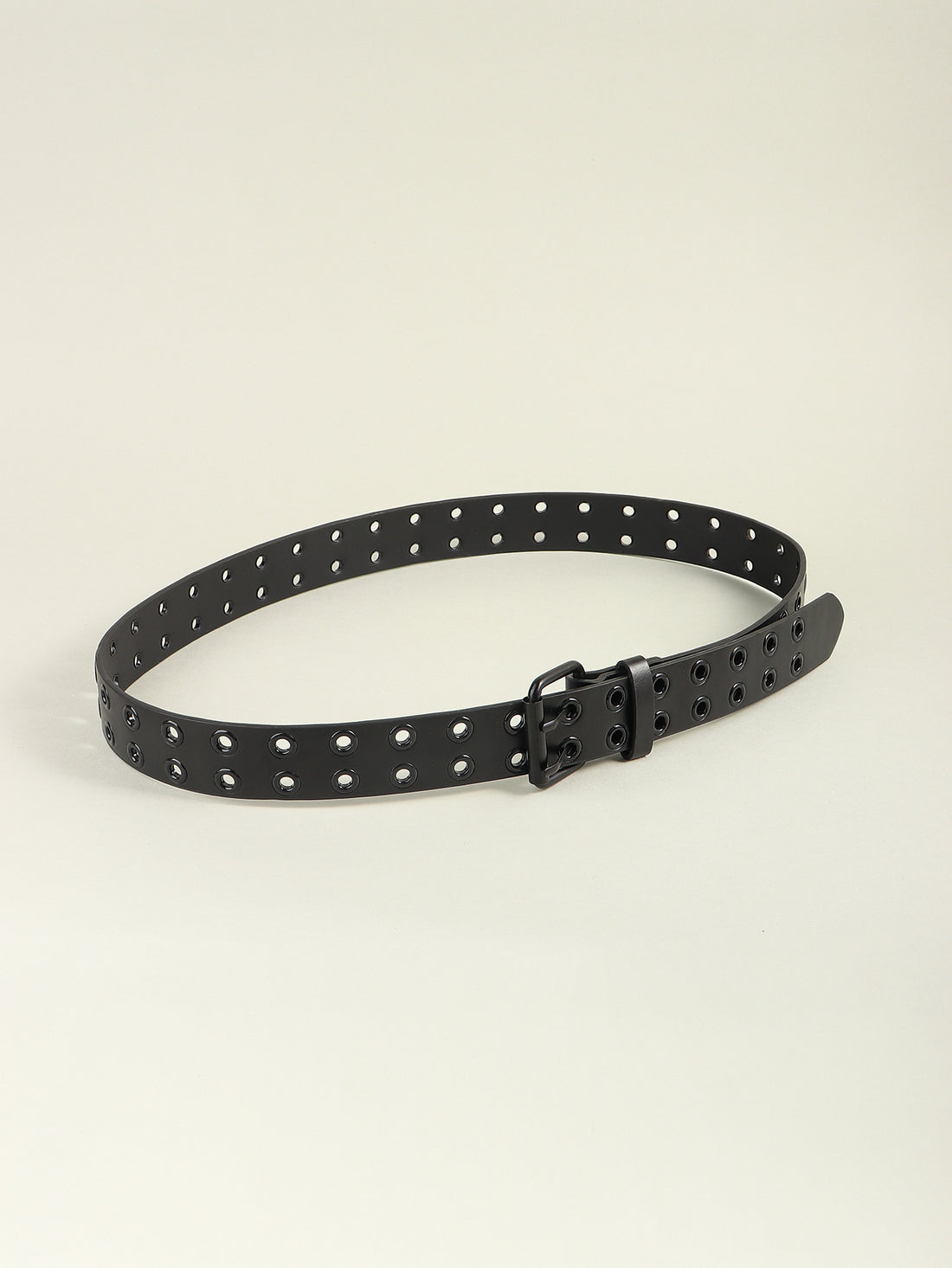 Grommet PU Leather Belt 