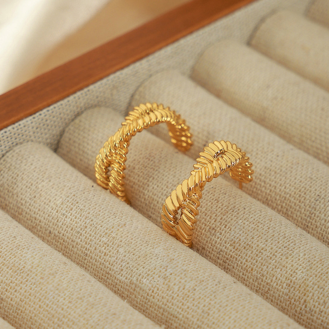 Titanium Steel Geometric Stud Earrings 