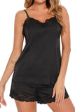 Lovelet Lace Detail Cami and Shorts Lounge Set 