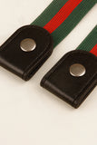 PU Elastic Snap Closure Belt 