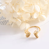 Titanium Steel Butterfly Open Ring 